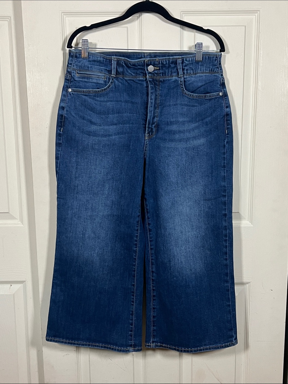 NYDJ Not Your Daughters Jeans, cropped wide leg jeans, size 12